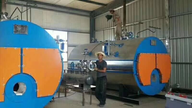 四噸蒸汽鍋爐國(guó)外安裝現(xiàn)場(chǎng)