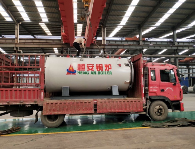 燃油燃氣鍋爐發(fā)貨現(xiàn)場
