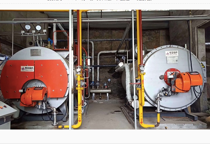 湖南岳陽2噸低氮蒸汽鍋爐和120萬
